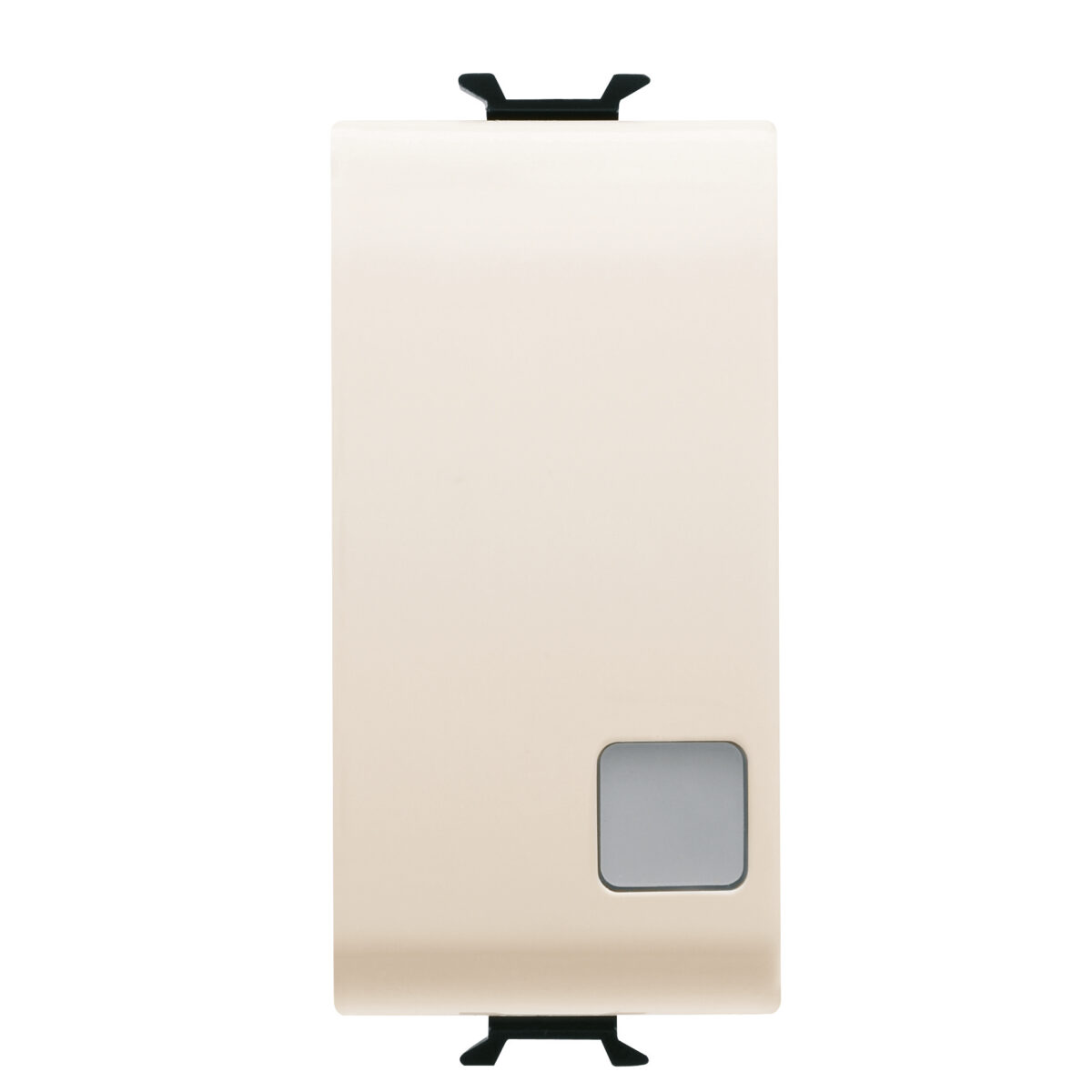 Intrerupator simplu 1P 250V 16A Iluminat – Cu Lentila Neutra Inlocuibila – 1 Modul – Ivory – CHORUSMART Buton 1P 250V AC - NO 16A Iluminabil - Cu Lentila Neutra Inlocuibila - 1 Modul - Ivory - CHORUSMART