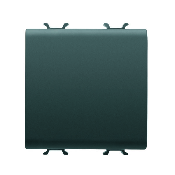 Buton 1P 250V Borne de Cablare Rapida - NO 16A - Neutru - 2 Module - Negru Satinat - CHORUSMART