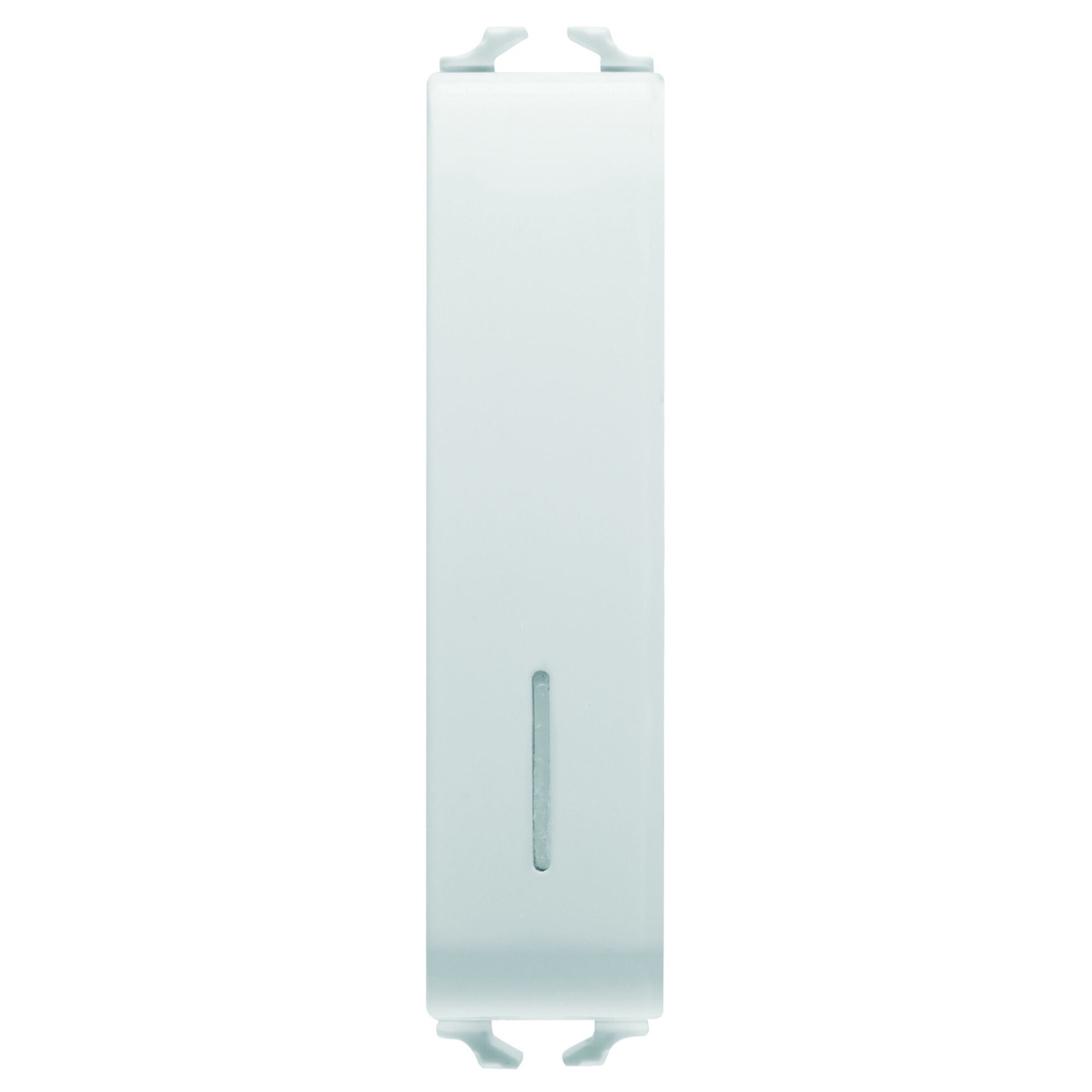 Buton 1P 250V NO 10A Iluminabil - Cu Difuzor - 1/2 Modul - Alb Satinat - CHORUSMART