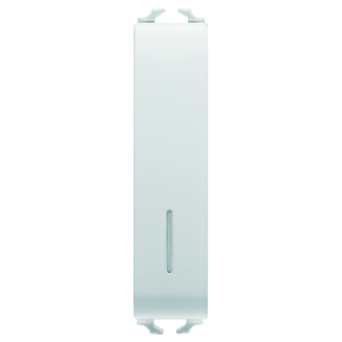 Intrerupator simplu 1P 250V 10A Iluminat – Cu Difuzor – 1/2 Modul – Alb Lucios – CHORUSMART Buton 1P 250V NO 10A Iluminabil - Cu Difuzor - 1/2 Modul - Alb Satinat - CHORUSMART