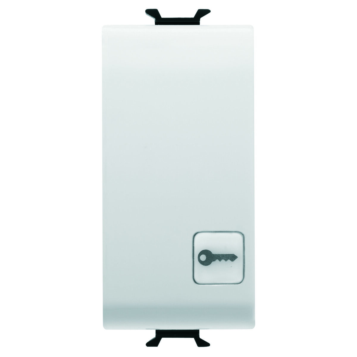 Buton 1P 250V NO 16A Iluminabil – Cu Lentila Neutra Inlocuibila – Simbol: Cheie – 1 Modul – Alb Lucios – CHORUSMART Buton 1P 250V NO 16A Iluminabil - Cu Lentila Neutra Inlocuibila - Cheie Simbol - 1 Modul - Alb Satinat - CHORUSMART