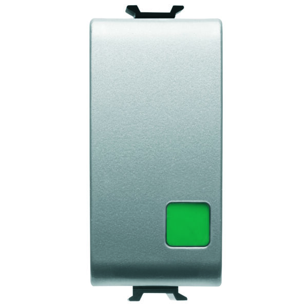 Buton 1P 250V No+nc 16A - Start - Lentila Verde - 1 Modul - Titan - CHORUSMART