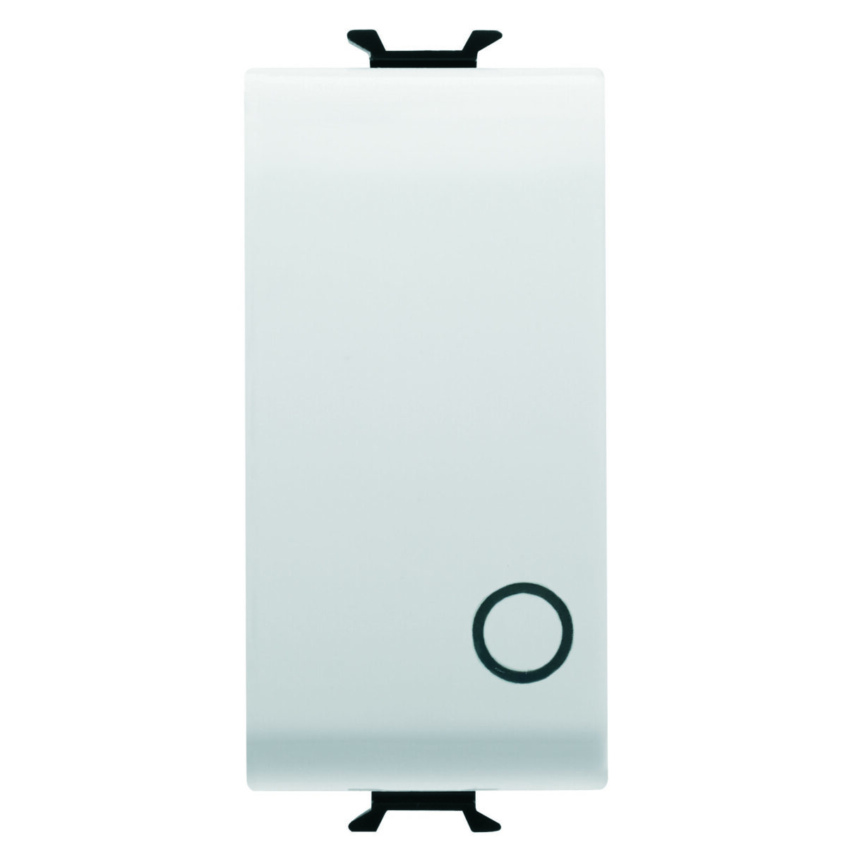 Buton 2P 250V ac - NO 16A  Simbol 0 - 1 Modul - Alb Satinat - CHORUSMART