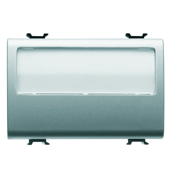 Buton cu Placuta de identificare Iluminata 250V ac - NO 10A - 3 Module - Titan - CHORUSMART