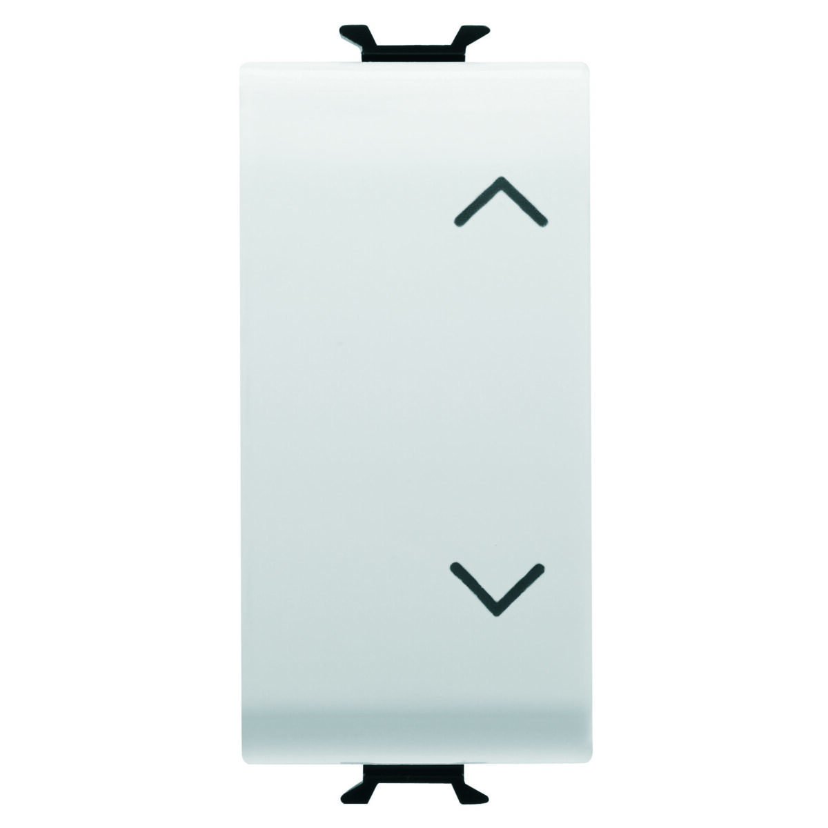 Buton Electronic Soft-click - Dublu - Pentru Interfete Contacte Magistrala - 1P 2NO/NC fara Potential - 1 Modul - Alb Satinat - CHORUSMART