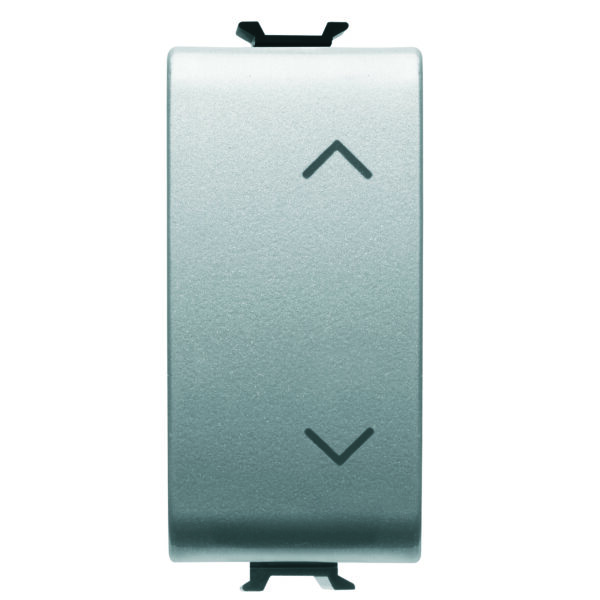 Buton Electronic Soft-click - Dublu - Pentru Interfete Contacte Magistrala - 1P 2NO/NC fara Potential - 1 Modul - Titan - CHORUSMART
