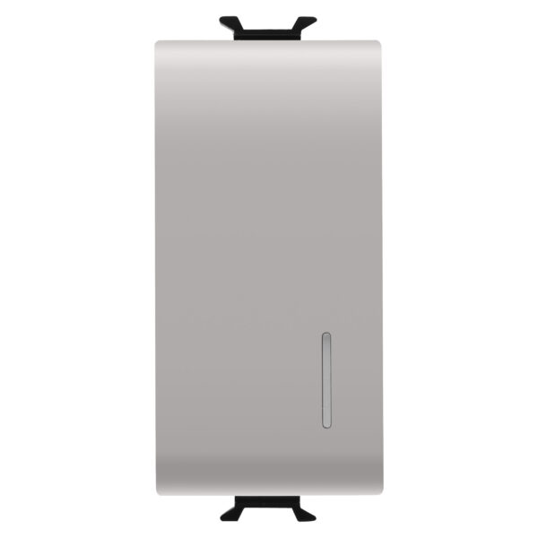 Buton Electronic Soft-click - Iluminat din Spate - Cu Difuzor - Pentru Interfete Contacte Magistrala - 1P fara Potential - 1M - N. Satin Beige - CHORUSMART