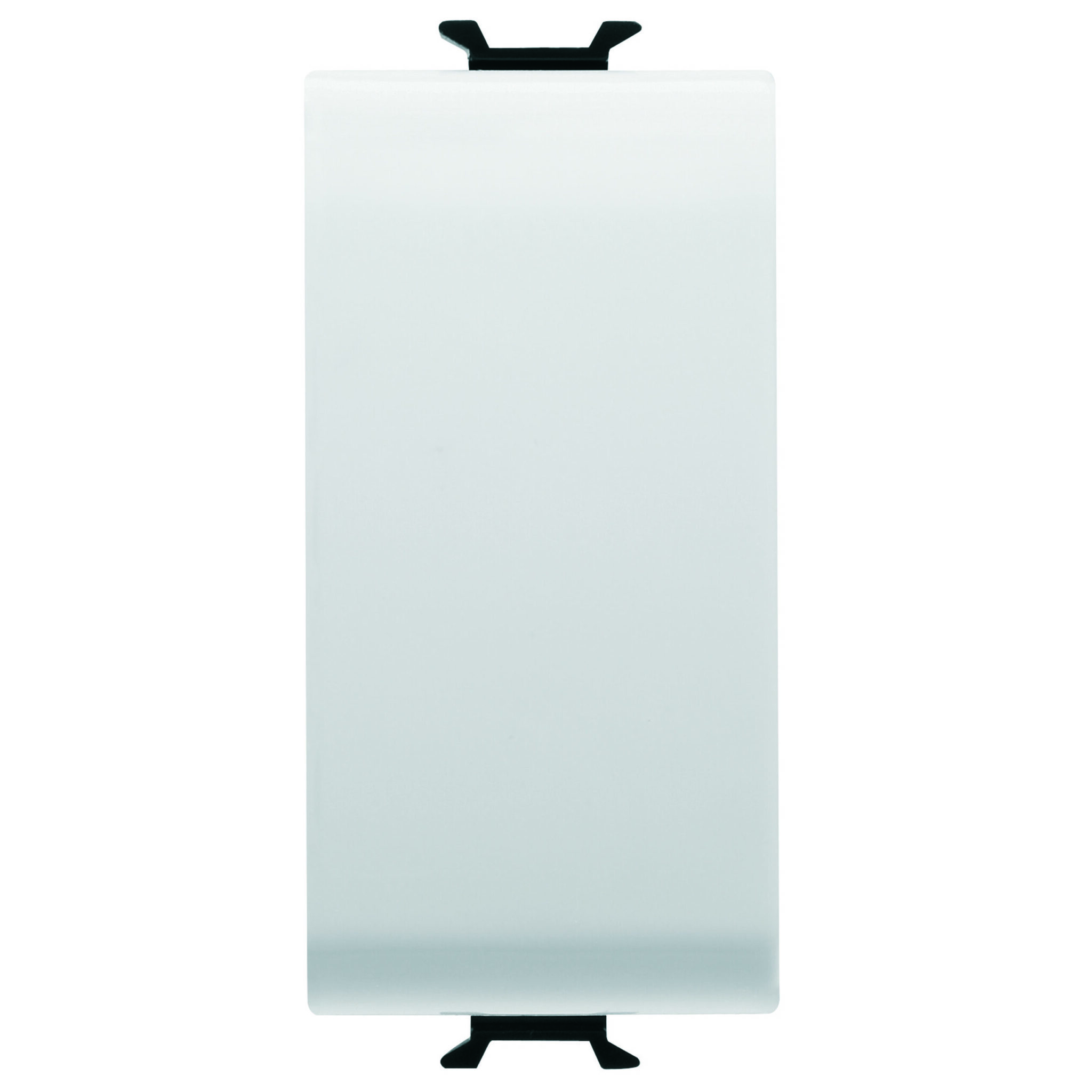 Buton Electronic Soft-click  pentru Releu/Variator/Magistrala Cont.interf. - 1P NO/Nc 4A Pot.-free - 1 Modul - Alb Satinat - CHORUSMART