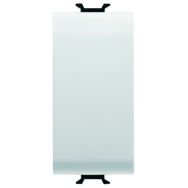 Buton Electronic Soft-click  pentru Releu/Variator/Magistrala Cont.interf. - 1P NO/Nc 4A Pot.-free - 1 Modul - Alb Satinat - CHORUSMART