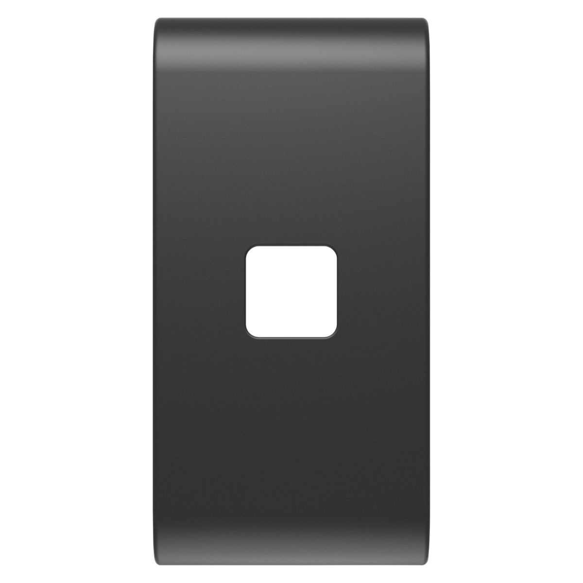 Buton Inlocuibil pentru Comenzi Axiale - A Se Completa cu Lentila - 1 Modul - Negru Satinat - CHORUSMART