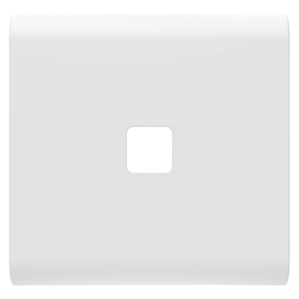 Buton Inlocuibil pentru Comenzi Axiale - A Se Completa cu Lentila - 2 Module - Alb Satinat - CHORUSMART