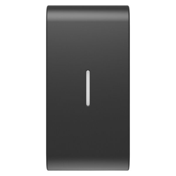 Buton Inlocuibil pentru Comenzi Axiale - Cu Difuzor - 1 Modul - Negru Satinat - CHORUSMART