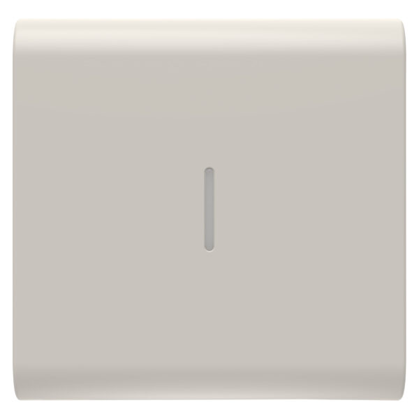 Buton Inlocuibil pentru Comenzi Axiale - Cu Difuzor - 2 Module - Satin Bej Natural - CHORUSMART