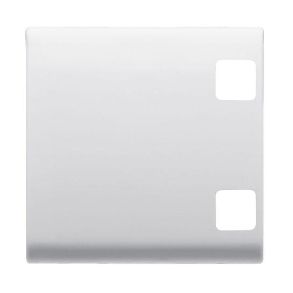 Buton Inlocuibil pentru Panoul cu Butoane - A Se Completa cu 2 Lentile - 2 Module - Alb Satinat - CHORUSMART