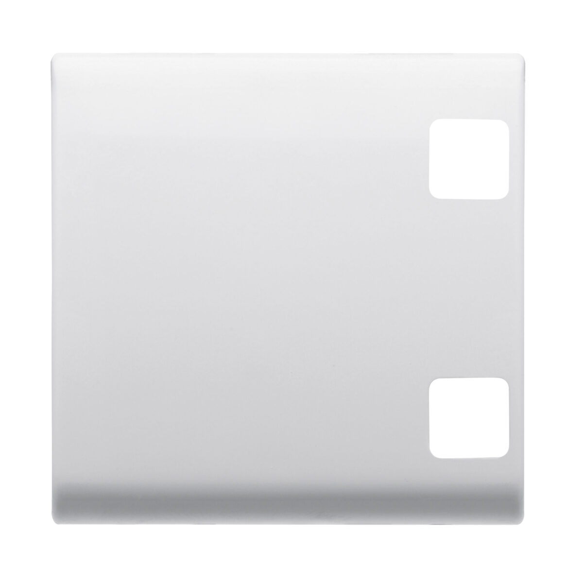 Buton Inlocuibil pentru Panoul cu Butoane - A Se Completa cu 2 Lentile - 2 Module - Alb Satinat - CHORUSMART