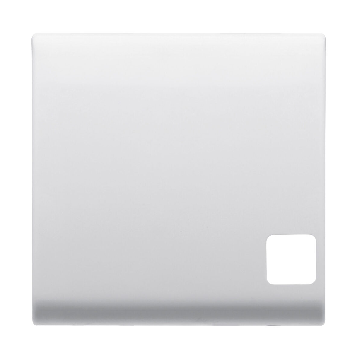 Buton Inlocuibil pentru Panoul cu Butoane - A Se Completa cu Obiectiv - 2 Module - Alb Satinat - CHORUSMART