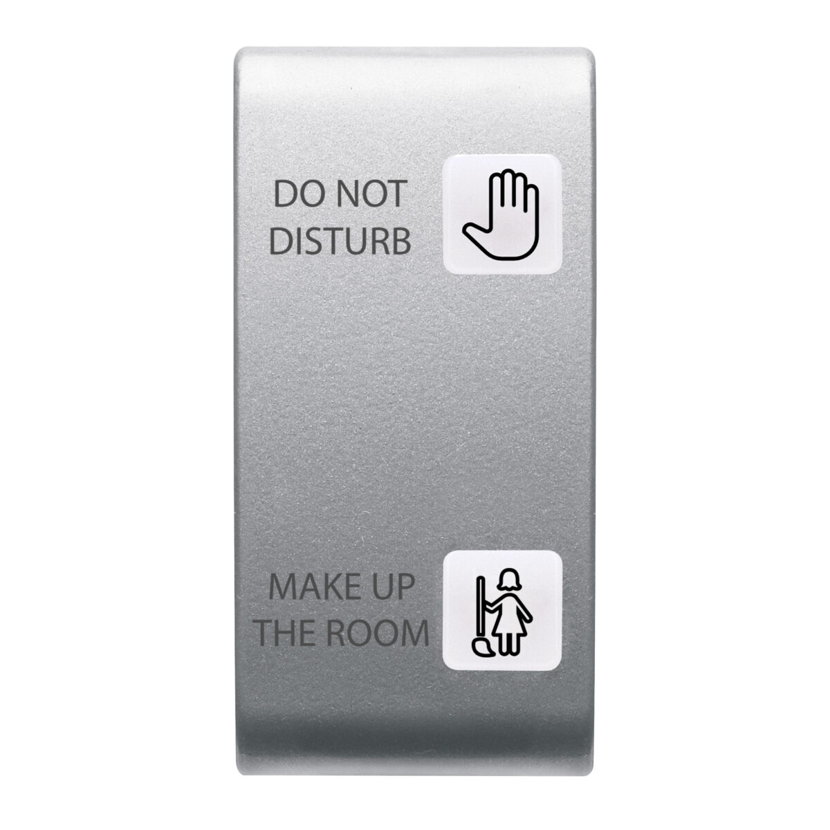 Buton Inlocuibil pentru Panoul cu Butoane - Solutie Hoteliera - 2 Lentile - DND+MUR - 1 Modul - Titan - CHORUSMART