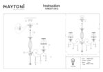 Candelabru Grace Maytoni ARM247-08-G
