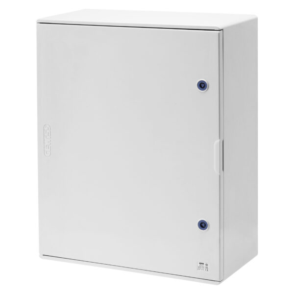 Carcasa din Poliester cu Usa Goala Prevazuta cu Incuietoare - 515X650X250 - IP66 - Grigio RAL 7035