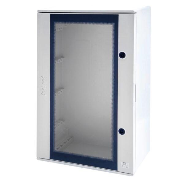 Carcasa din Poliester cu Usa Transparenta Prevazuta cu Incuietoare - 800X1060X350 - IP66 - Grigio RAL 7035