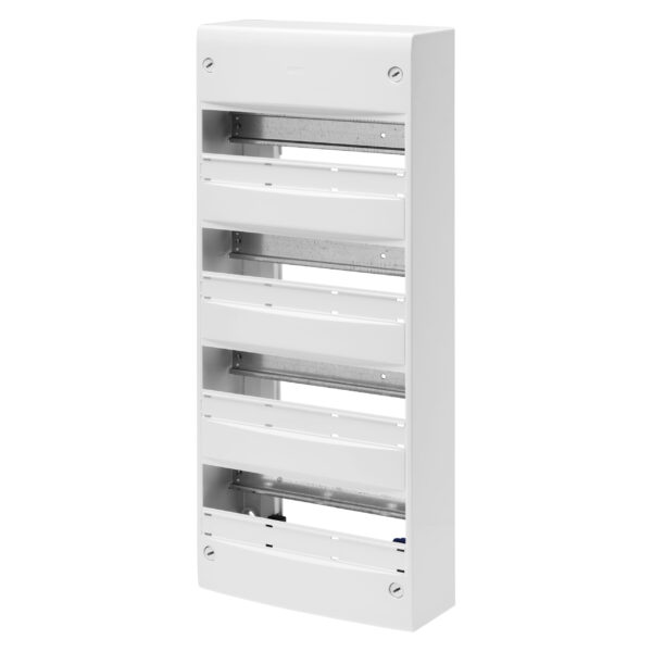 Carcasa Standard Francez - Montare pe Suprafata - Fara Usa - Cu Regleta de Borne - 52 Module (13X4) - IP30 RAL9016