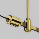 Componente sistem iluminat cu sina Flarity Maytoni TRA154C-SB1-BS