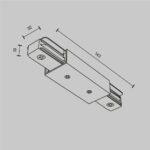 Componente sistem iluminat cu sina Unity Maytoni TRA001CB-11B