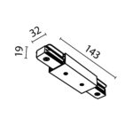 Componente sistem iluminat cu sina Unity Maytoni TRA001CB-11B