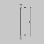 Componente sistem sina Flarity Maytoni TRA159C-SL1-B