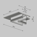 Componente sistem sina Tenity Maytoni TRA239CLS-42.12B