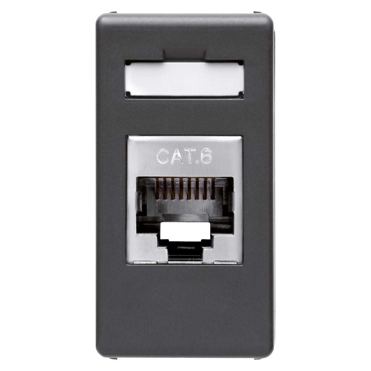 Conector RJ45 – 4 Perechi – Categoria 6 – Ftp – Fara Unelte – 1 Modul – Sistem Negru Conector RJ45 - 4 Perechi - Categoria 6 - Ftp - Fara Unelte - 1 Modul - Sistem Negru