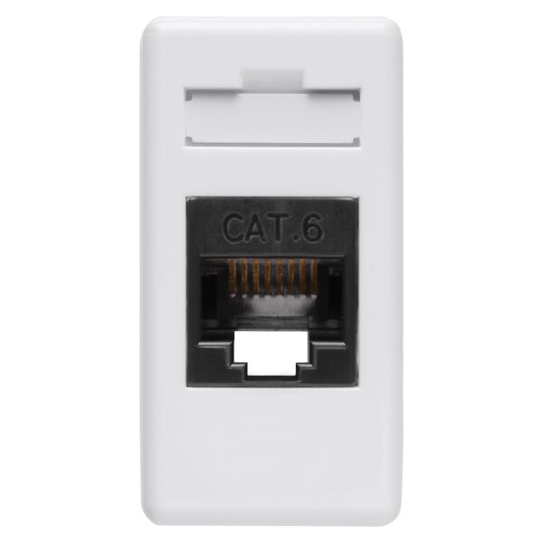 Conector RJ45 - 4 Perechi - Categoria 6 - Utp - Fara Unelte - 1 Modul - Sistem Alb