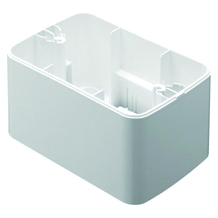 Cutie de Montare pe Perete - Pentru Placa Superioara A Sistemului - 1/2/3 Module - Alba - Sistem