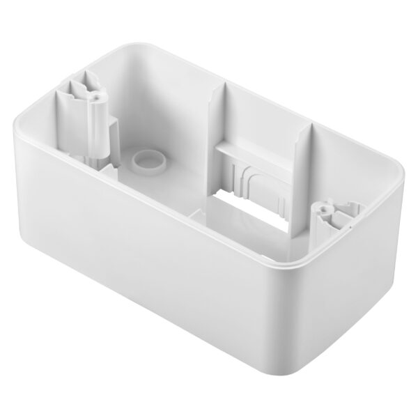 Cutie de Montare pe Perete - Pentru Placa Superioara A Sistemului - 4 module Alba - Sistem