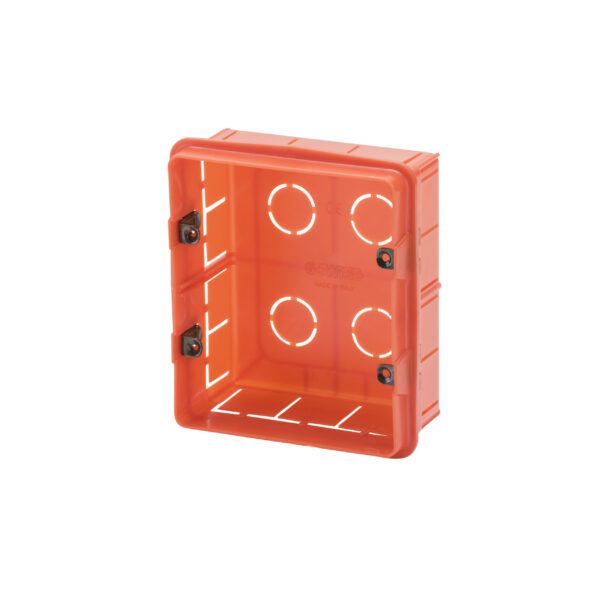 Cutii Dreptunghiulare - 6 Module (3+3)- cu Insertii Metalice de Fixare - 108X124X50