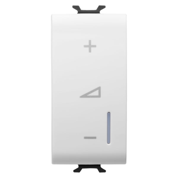 Dimmer electronic - Buton - 230V ac 50/60Hz - 1 Modul - Alb Lucios - Antibacterian - CHORUSMART