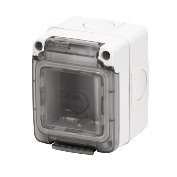 Doza aparenta modulara 2 module - Gri RAL 7035 - IP65