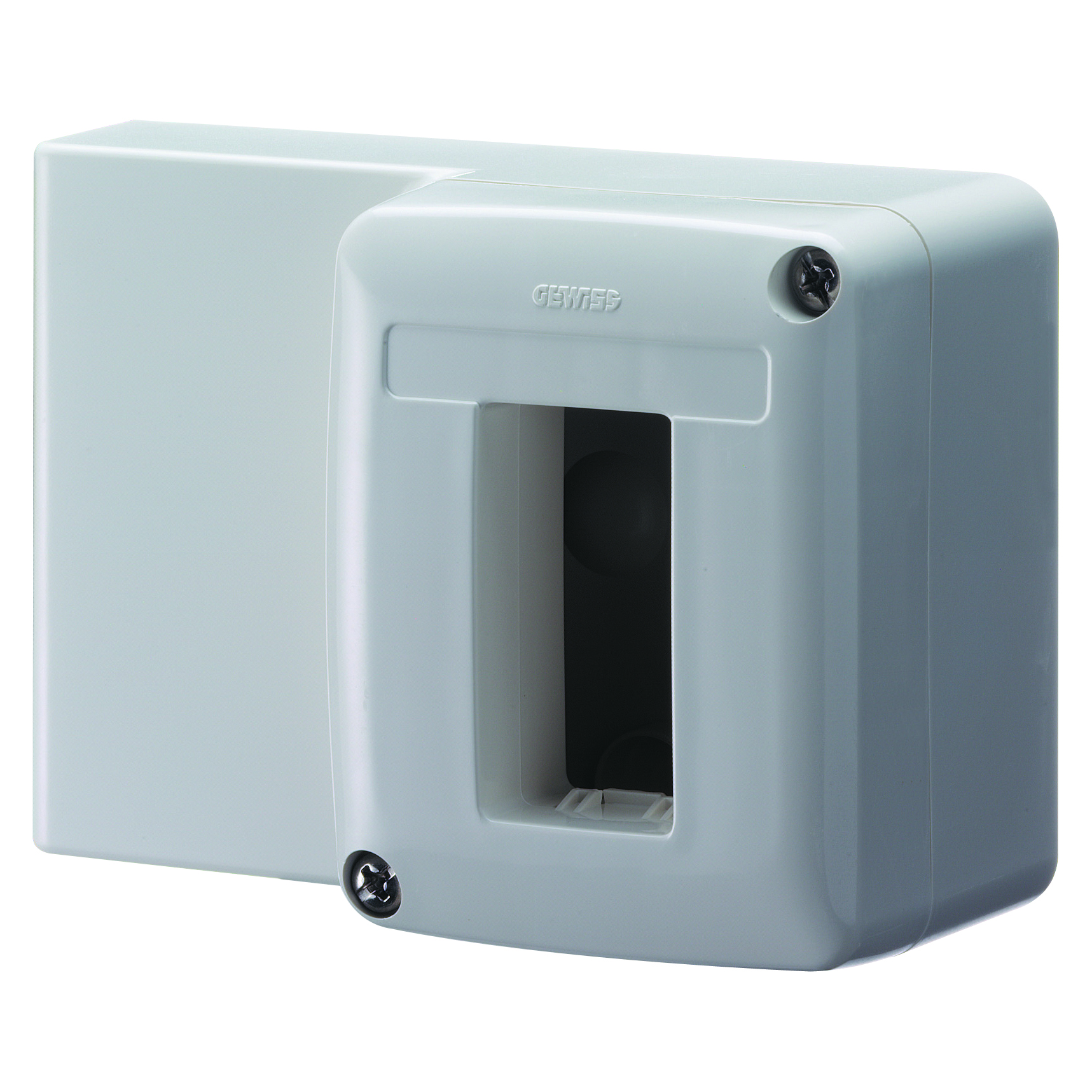 Doza aparenta pentru Mini-canal - 1 Modul - Alb RAL 9010
