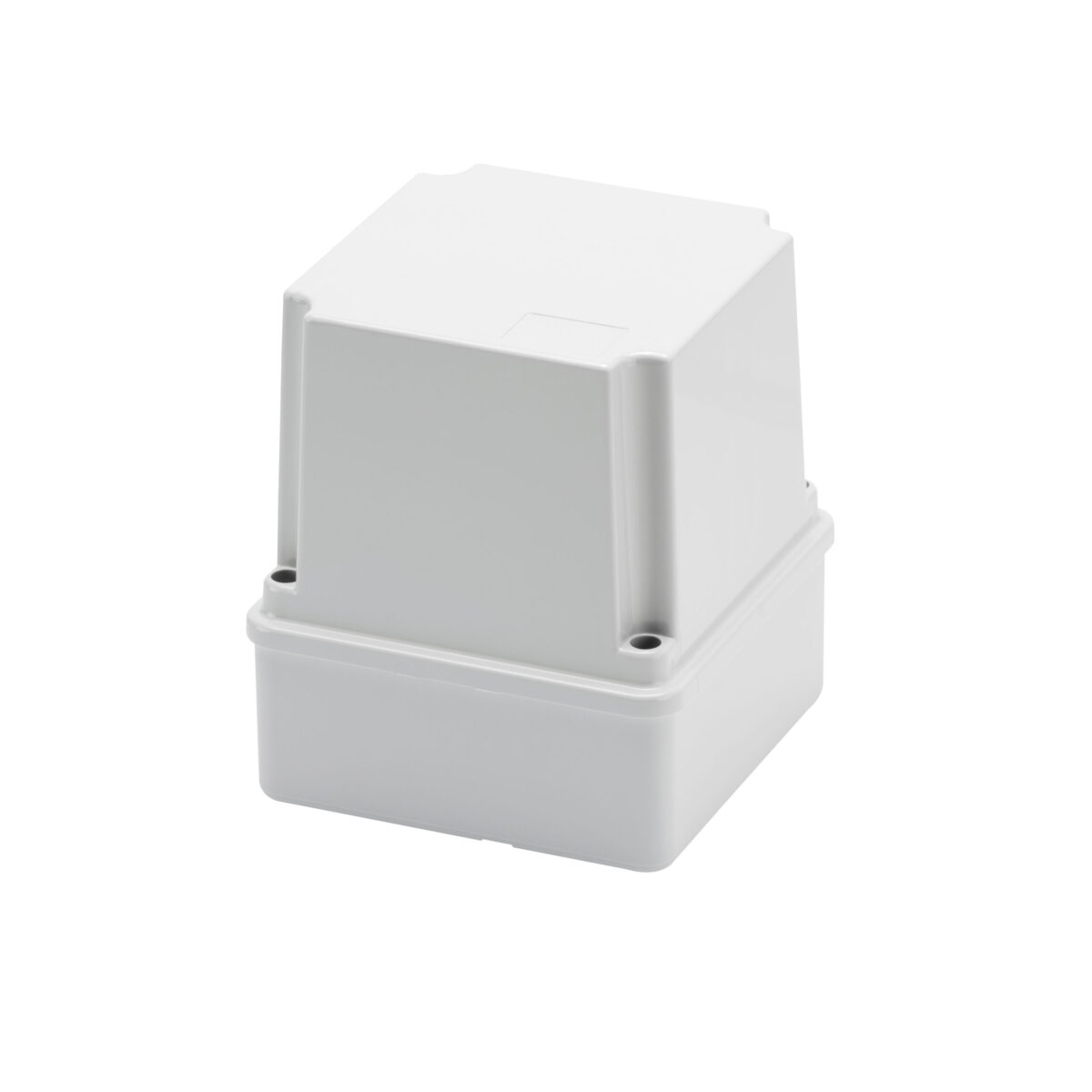 Doza de legatura IP56 Dimensiuni Interne 100X100X120 – Pereti Netezi – Gri RAL 7035 Doza de legatura cu Capac Gol Adanc - IP56 - Dimensiuni Interne 100X100X120 - Cu Pereti Netezi