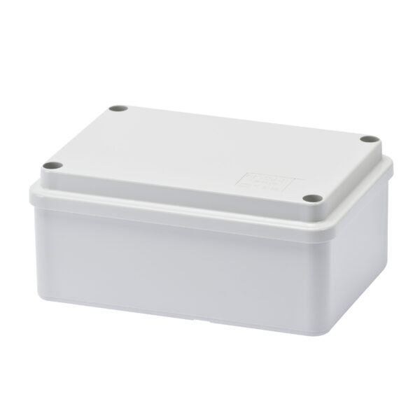 Doza de legatura cu Capac Simplu Gol - IP56 - Dimensiuni Interne 120X80X50 - Cu Pereti Netezi