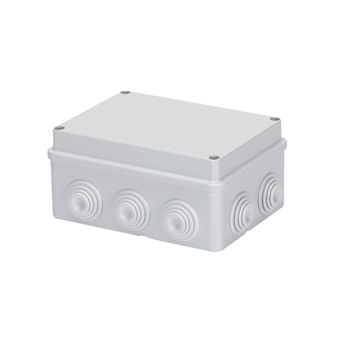 Doza de legatura IP55 Dimensiuni Interne 150X110X70 - Pereti cu Presetupe - Gri RAL 7035