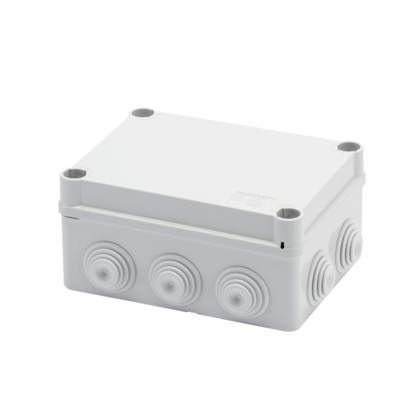 Doza de legatura IP55 Dimensiuni Interne 150X110X70 - Pereti cu Presetupe - GWT960ºC - Gri RAL 7035