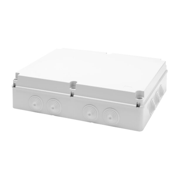 Doza de legatura IP55 Dimensiuni Interne 460X380X120 - Pereti cu Presetupe - GWT960ºC - Gri RAL 7035