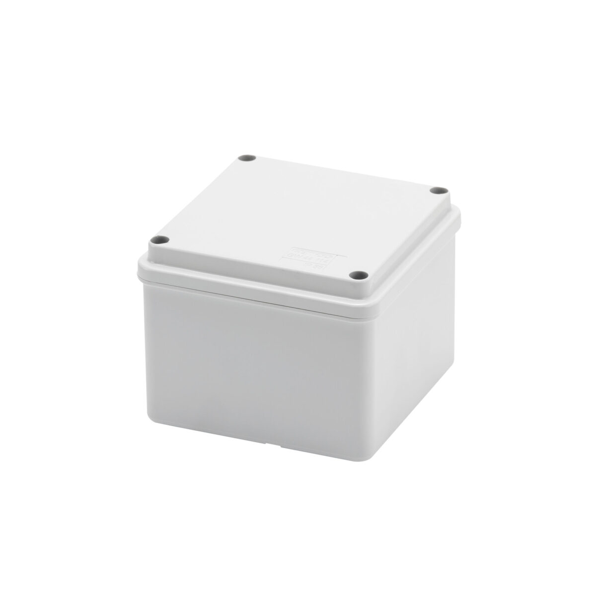 Doza de legatura IP56 Dimensiuni Interne 100X100X80 - Pereti Netezi - Gri RAL 7035