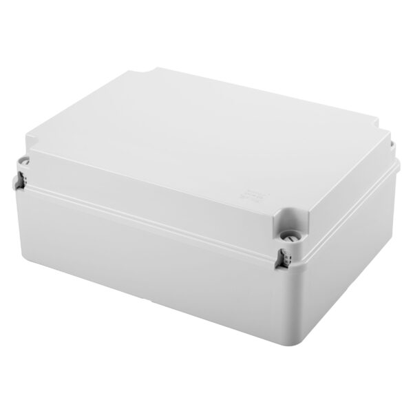 Doza de legatura IP56 Dimensiuni Interne 300X220X120 - Pereti Netezi - Gri RAL 7035