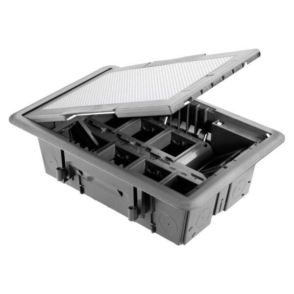 Doza pardoseala Capac din Inox - Sistem de 16 de Module