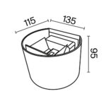 Iluminat arhitectural Fulton Maytoni O573WL-L6B