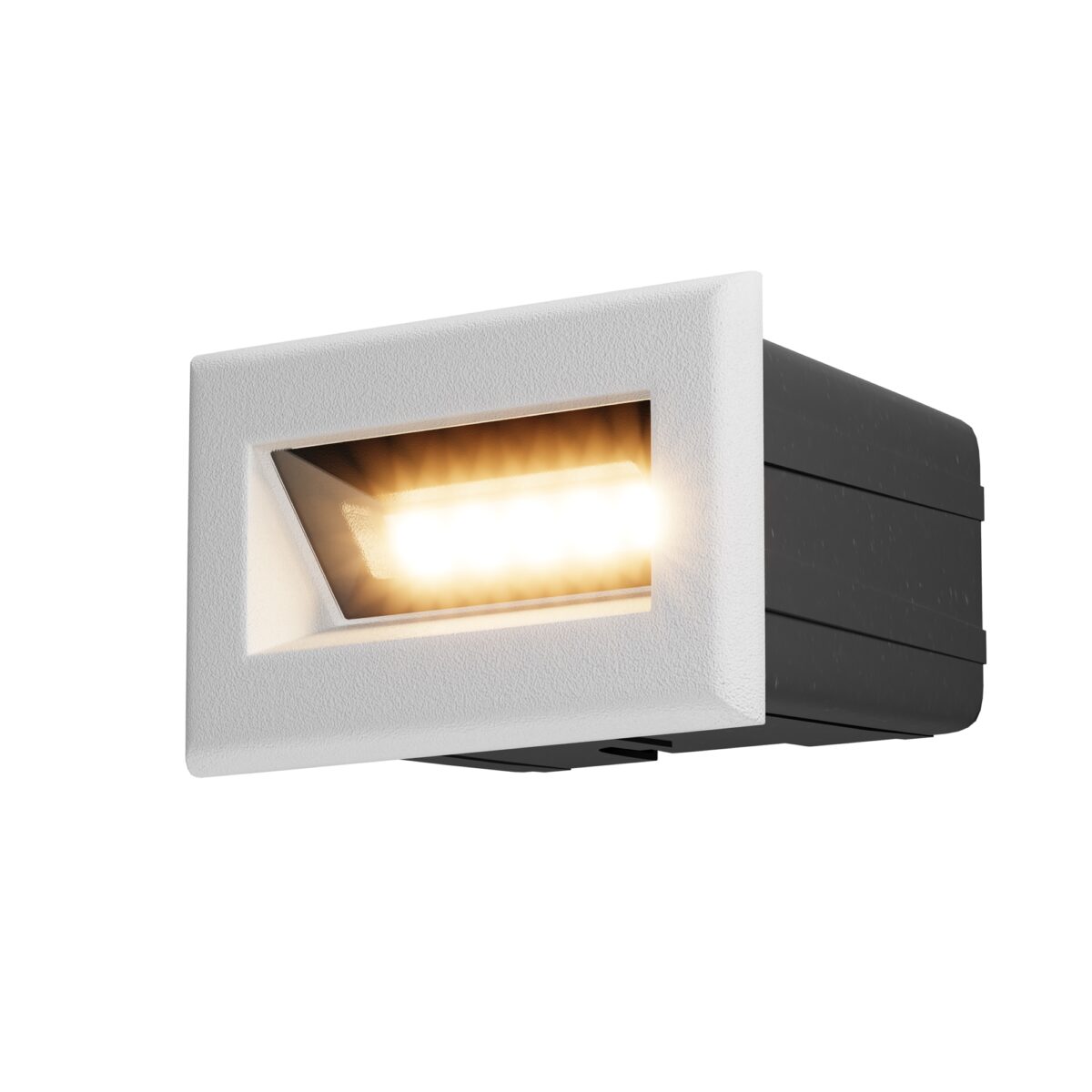 Spot alb incastrat pentru exterior Bosca Maytoni LED 3W 3000K 250Lm IP65 Iluminat scari Bosca Maytoni O045SL-L3W3K