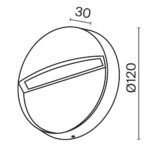 Iluminat scari Mane Maytoni O046SL-L3W3K