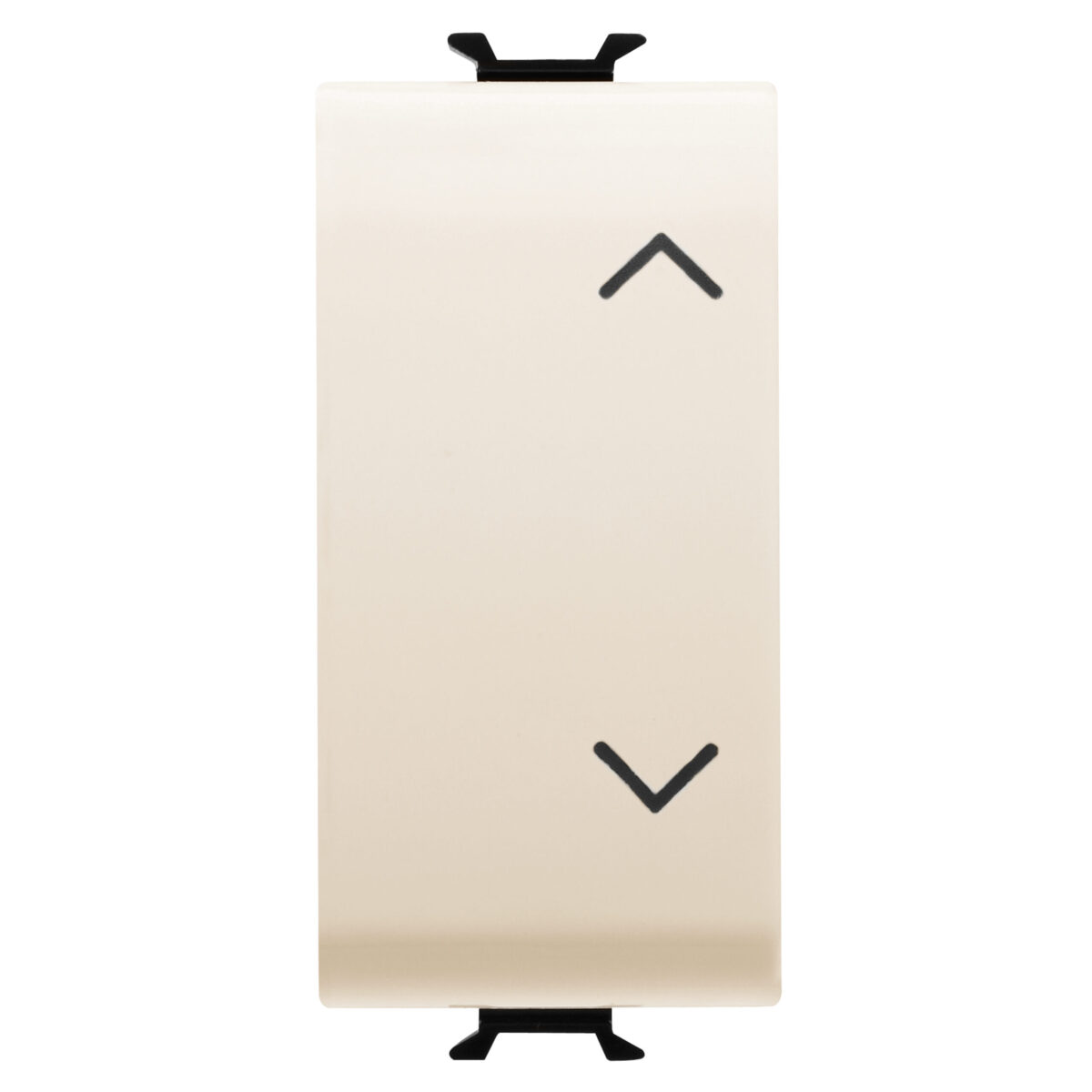 Intrerupator jaluzele - rulou 1P 250V 10A - Nul - Simbol Sus-jos - 1 Modul - Ivory - CHORUSMART